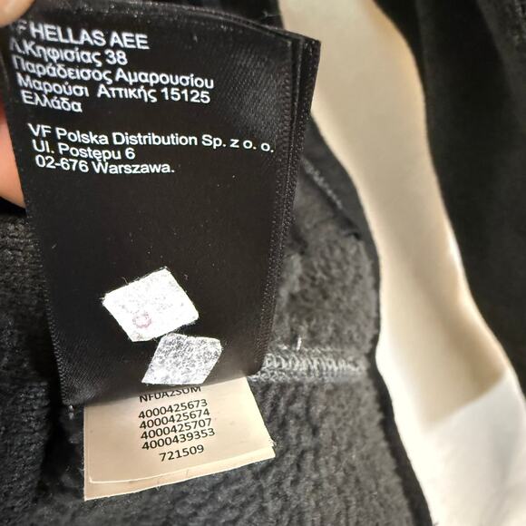 North Face Large Gray Fleece Full Zip‎ Jacket Pockets Warm Hiking Fall Winter - Picture 11 of 12